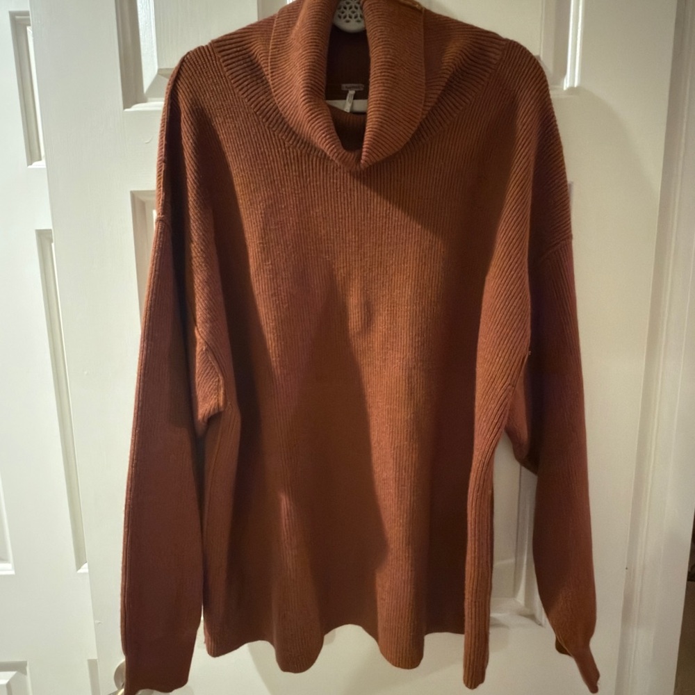 Free People Softly Structured Tunic – Tobacco – Size L